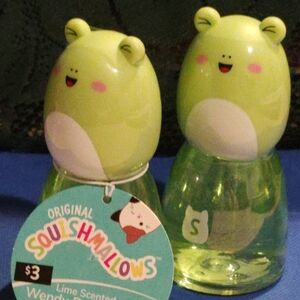 Lot two Squishmallow Lime Scented Wendy Body Washes.3 inches tall only One tag